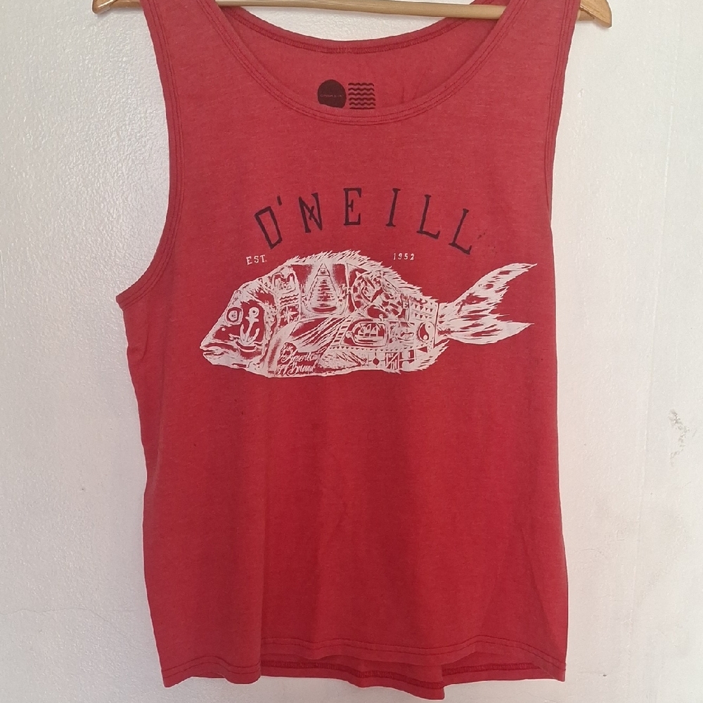 O'Neill Graphic Red Tank Top